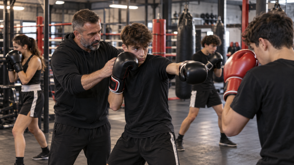 Boxe per ragazzi a Novate: dal primo allenamento al pre-agonismo